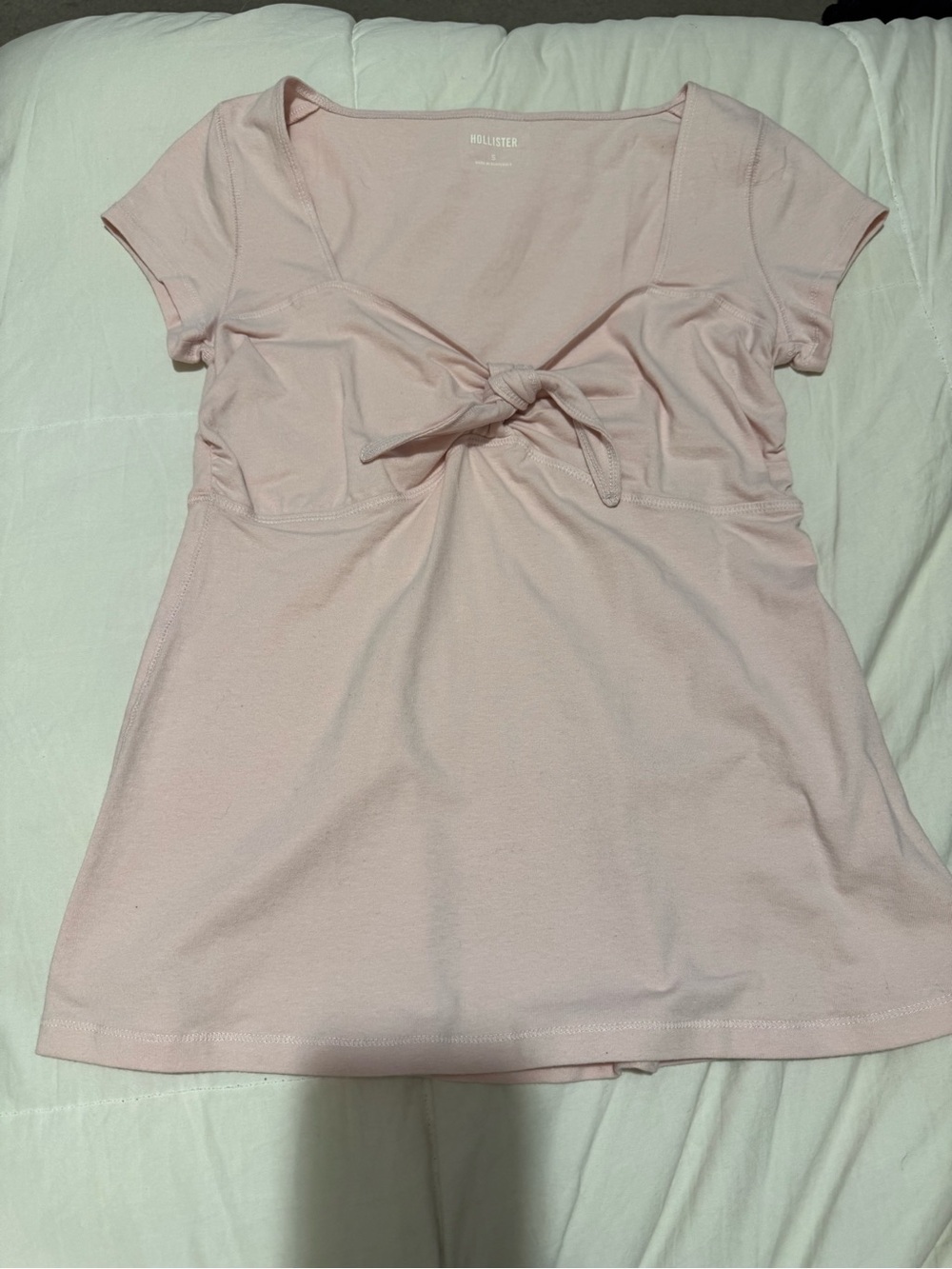 HOLLISTER FRONT TIE BABYDOLL T